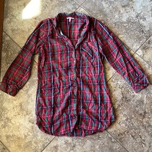 Victoria’s Secret Medium Plaid Nightgown